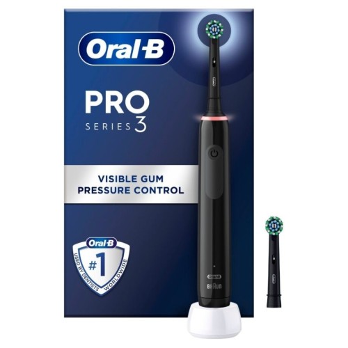 Oral-B Pro 3 Pro3 3000 Dorosły Obrotowo-pulsacyjna szczoteczka do zębów Czarny