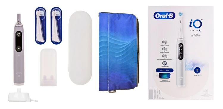 Szczoteczka elektryczna Oral-B iO Series 6 Grey Opal Luxe Edition