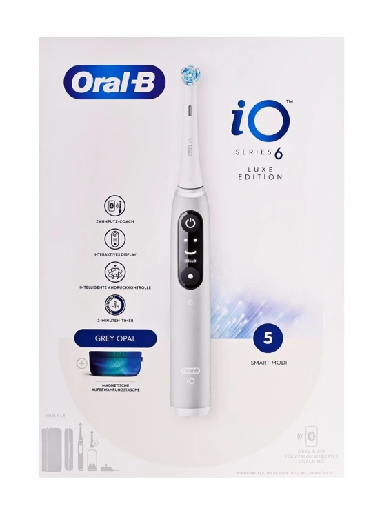Szczoteczka elektryczna Oral-B iO Series 6 Grey Opal Luxe Edition