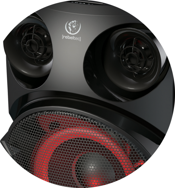 Rebeltec SoundBox 630 Przenośny głośnik Bluetooth stereo czarny, 70W RMS