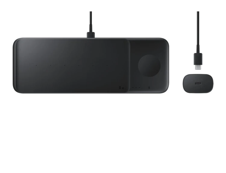 Samsung EP-P6300 Zestaw słuchawkowy, Smartfon, Smartwatch Czarny USB Bezprzewodowe ładowanie Szybkie ładowanie Wewnętrzna