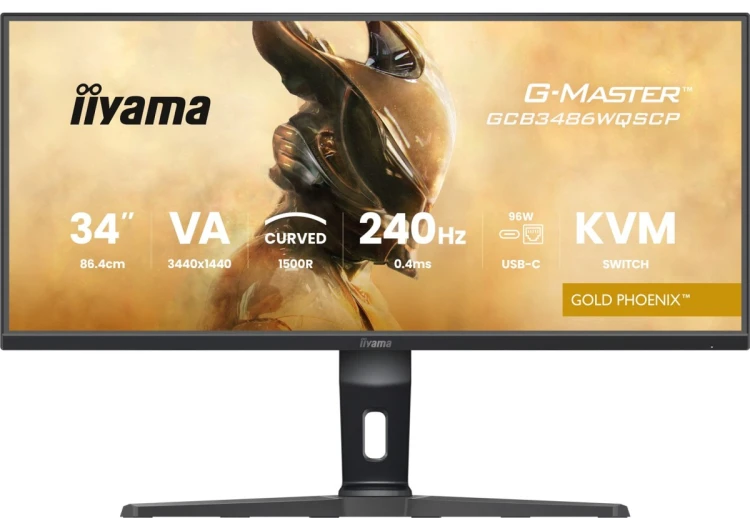 MONITOR IIYAMA LED 34” GCB3486WQSCP-B1 240Hz