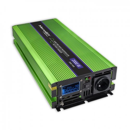 Qoltec Monolith adapter zasilający/ inwentor Automatyczna 2000 W Zielony