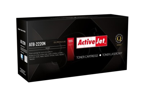 Activejet ATB-2220N Toner (zamiennik Brother TN-2220, TN2220/TN-2010, TN2010; Supreme; 2600 stron; czarny)
