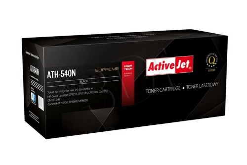 Activejet ATH-540N Toner (zamiennik HP 125A CB540A, Canon CRG-716B; Supreme; 2300 stron; czarny)