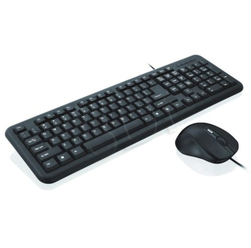Zestaw klawiatura + mysz IBOX OFFICE KIT II KLAW. I MYSZ OPT.USB IKMOC2005070U (USB 2.0; (US); kolor czarny; optyczna)