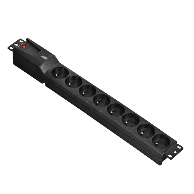 Listwa przeciwprzepięciowa Lestar LZRM 810 BW G-A K.:CZ 1,5M IEC3 (8 x UTE; 1,5m; kolor czarny)