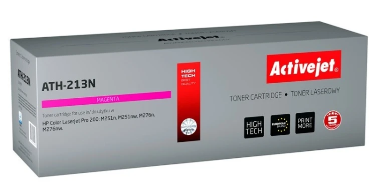 Activejet ATH-213N Toner (zamiennik HP 131A CF213A, Canon CRG-731M; Supreme; 1800 stron; czerwony)