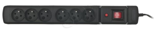 Listwa przeciwprzepięciowa Activejet ACJ COMBO 6Gn 10m (6 x UTE; 10m; kolor czarny)