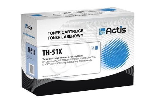 Actis TH-51X Toner (zamiennik HP 51X Q7551X; Standard; 13000 stron; czarny)