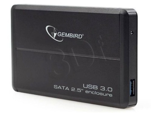 Obudowa GEMBIRD EE2-U3S-2 (2.5"; USB 3.0; Aluminium; kolor czarny)