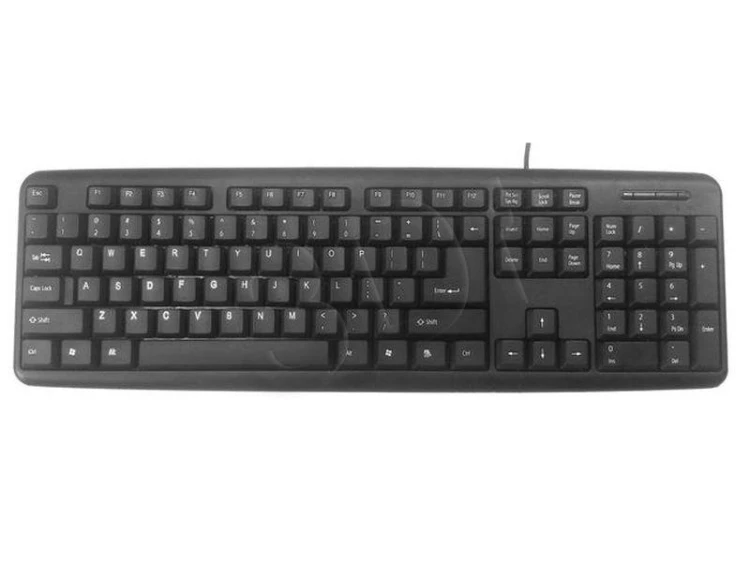 Klawiatura GEMBIRD KB-U-103 (USB 2.0; (US); kolor czarny)