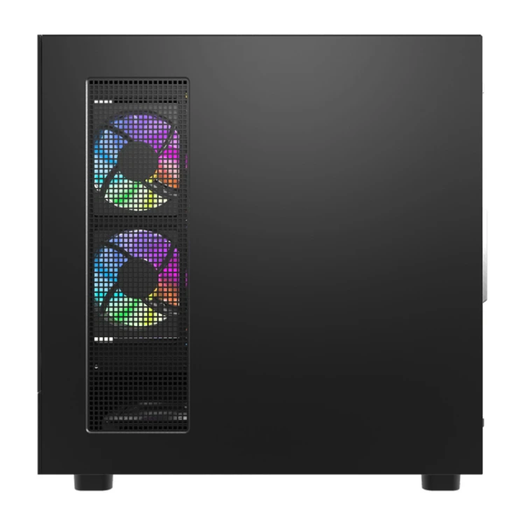 Obudowa komputerowa DarkFlash DS950V z wyświetlaczem (czarna) + 6 wentylatorów