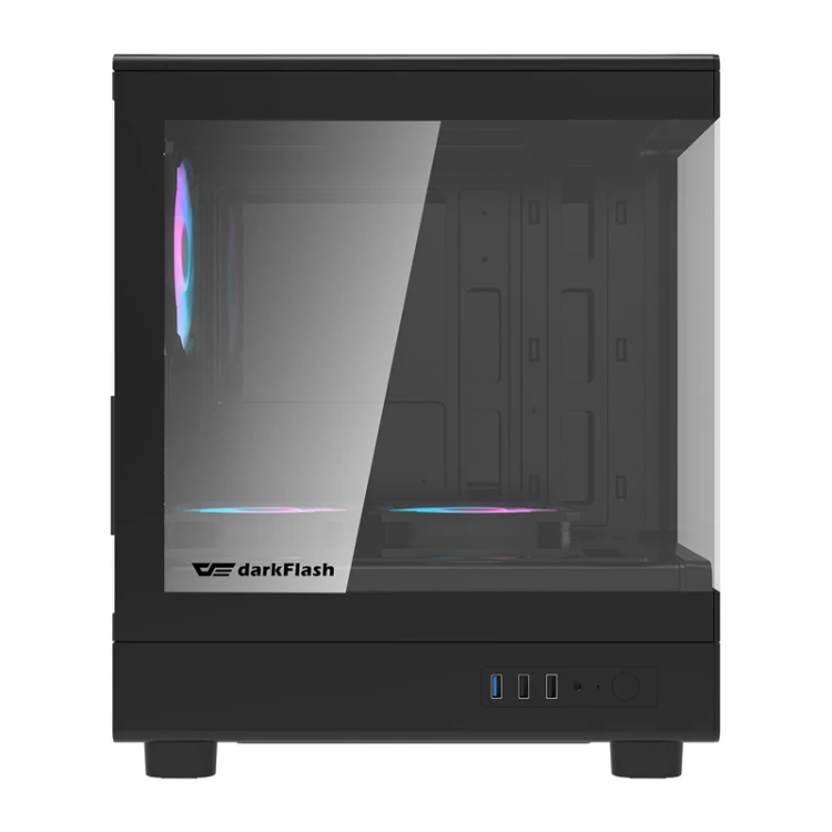 Obudowa komputerowa Darkflash DB330M + 3 wentylatory (czarna)