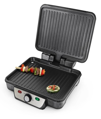 Grill elektryczny Esperanza Provolone EKG007 (stołowy-zamknięty; 1800W; kolor inox)