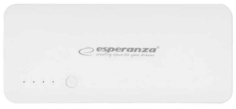 PowerBank Esperanza Radium EMP106WE (8000mAh; microUSB, USB 2.0; kolor biały)
