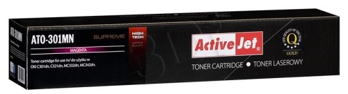 Activejet ATO-301MN Toner (zamiennik OKI 44973534; Supreme; 1500 stron; czerwony)