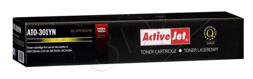 Activejet ATO-301YN Toner (zamiennik OKI 44973533; Supreme; 1500 stron; żółty)