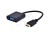 Adapter GEMBIRD A-HDMI-VGA-04 (HDMI M - D-Sub (VGA) F; 0,15m; kolor czarny)