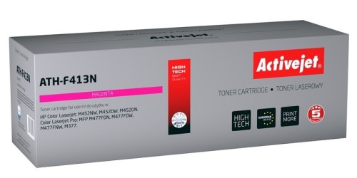 Activejet ATH-F413N Toner (zamiennik HP 410A CF413A; Canon CRG 046 M 1248C002; Supreme; 2300 stron; czerwony)