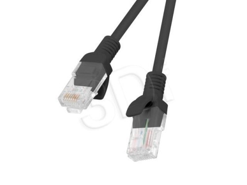 Patchcord UTP Lanberg PCU6-10CC-0300-BK (RJ45 - RJ45 ; 3m; UTP; kat. 6; kolor czarny)