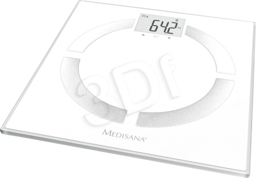 Waga analityczna Connect Medisana BS 444 do 8 użytkowników | Bluetooth | biały