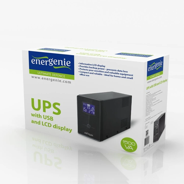 Zasilacz awaryjny UPS ENERGENIE EG-UPS-034 (Desktop, TWR; 1500VA)