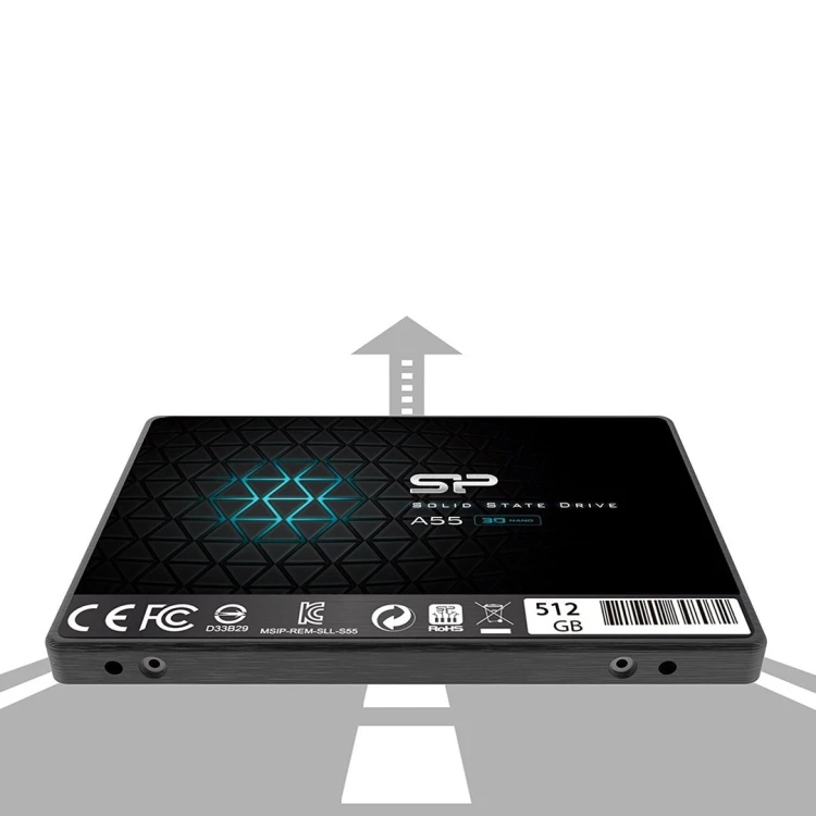 Dysk SSD Silicon Power Ace A55 512GB 2,5" SATA III 560/530 MB/s (SP512GBSS3A55S25)
