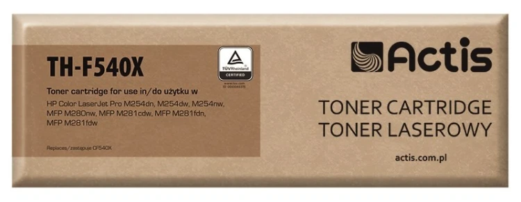Actis TH-F540X Toner (zamiennik HP 203X HP203X CF540X; Standard; 3200 stron; czarny)