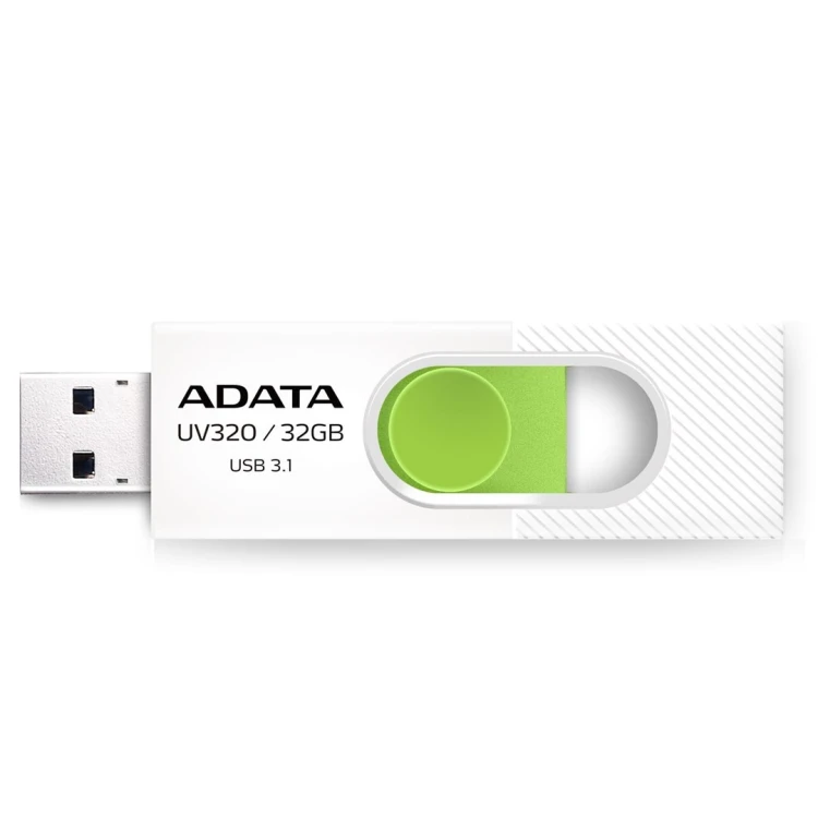 Pendrive ADATA UV320 AUV320-32G-RWHGN (32GB; USB 3.1; kolor biały)