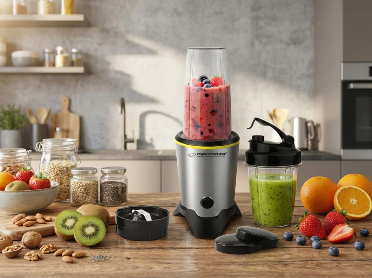 Blender sportowy Esperanza MASTER EKM028 (1000W; kolor czarno-srebrny)