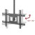 Uchwyt sufitowy do telewizora Maclean MC-803 (sufitowy; 23" - 100"; max. 50kg)