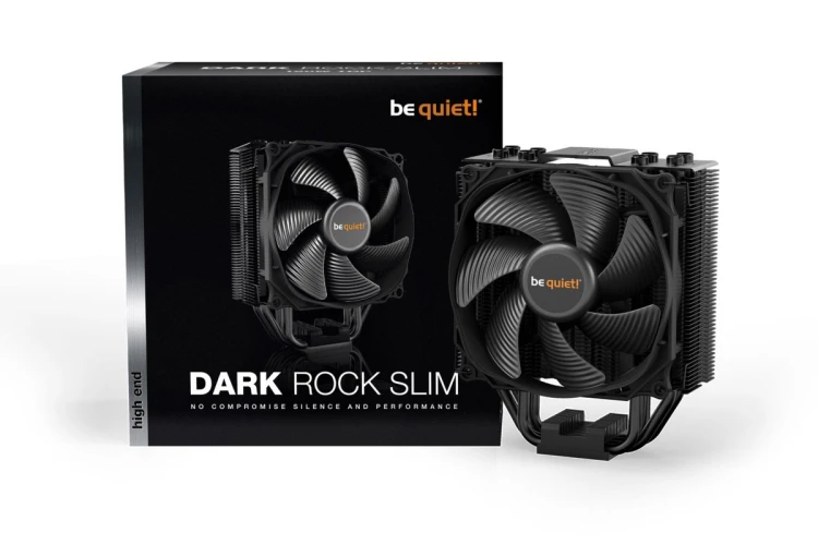 Wentylator komputerowy BE QUIET! DARK ROCK SLIM BK024 (AM2+, AM3+, AM4, FM1, FM2+, LGA 1150, LGA 1151, LGA 1155, LGA 1156, LGA 1366, LGA 2011-3, LGA 2