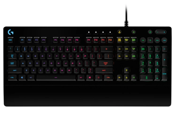 Klawiatura Logitech  920-008093 (mechaniczna; USB 2.0; (US); kolor czarny)