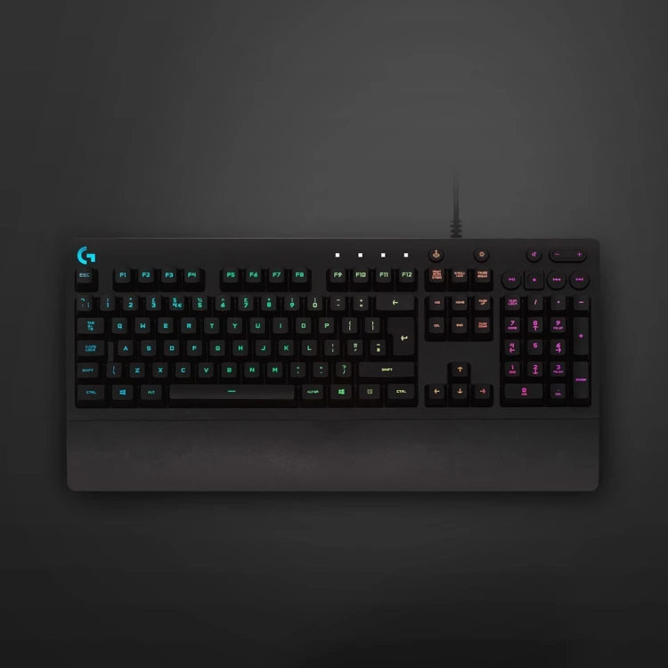 Klawiatura Logitech  920-008093 (mechaniczna; USB 2.0; (US); kolor czarny)