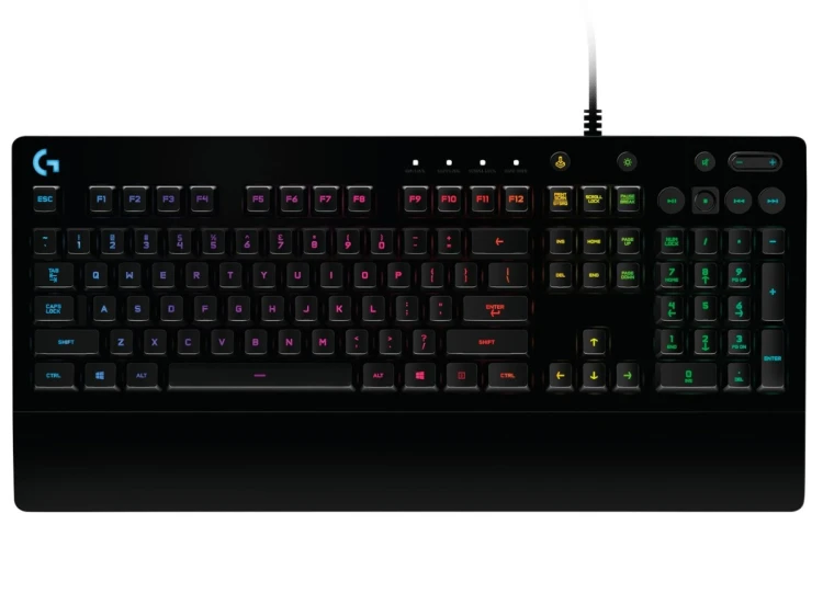Klawiatura Logitech  920-008093 (mechaniczna; USB 2.0; (US); kolor czarny)