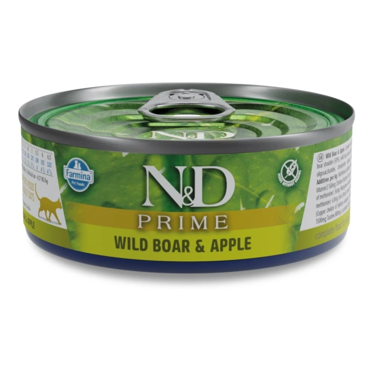 FARMINA N&D Prime Boar & Apple - mokra karma dla kota - 70 g