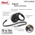 Smycz flexi automatyczna New Classic S linka 5 m - dla psa do 12 kg, kolor czarny