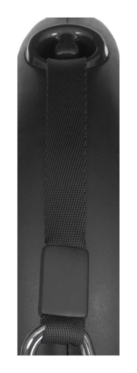 Smycz flexi automatyczna New Classic L taśma 8 m - dla psa do 50 kg, kolor czarny