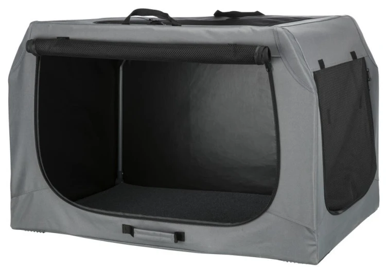 Smycz flexi automatyczna Black Design L taśma 5 m - dla psa do 50 kg, kolor srebrny