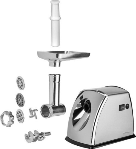 Maszynka do mielenia mięsa MPM  MMM-07M 1800W, 3 sitka z otworami, nasadki do wędlin i pasztecików