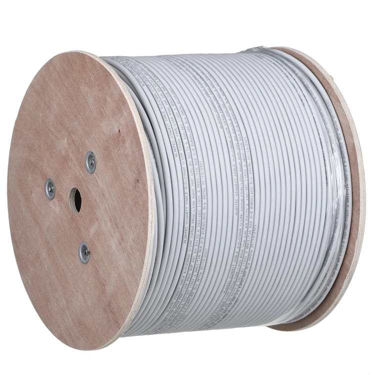 Alantec Kabel U/UTP kat.6A, sieciowy, LSOH, Dca 4x2x23 AWG, 10Gb/s, 700 MHz, szary, 500m (KIU6ALSOH500D)