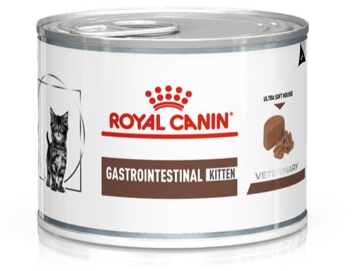ROYAL CANIN Gastrointestinal kitten ultra soft mousse - mokra karma dla kociąt - 195 g
