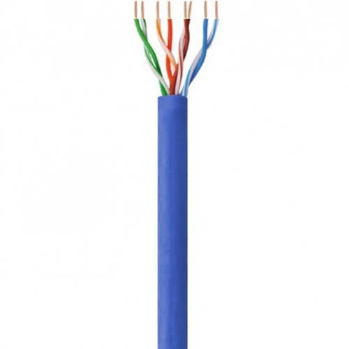 Techly Kabel Skrętka Kat 6 UTP Drut 305m Box Niebieska SOHO CCA