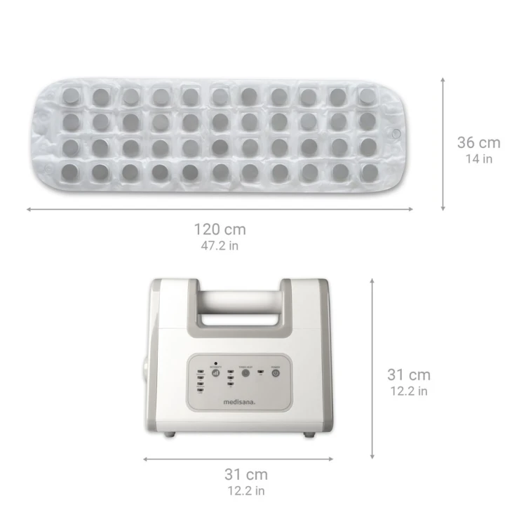 Mata do kąpieli Medisana Bath Spa New BBS 3  poziomy intensywności | hydromasaż | timer | 360 x 1200 mm