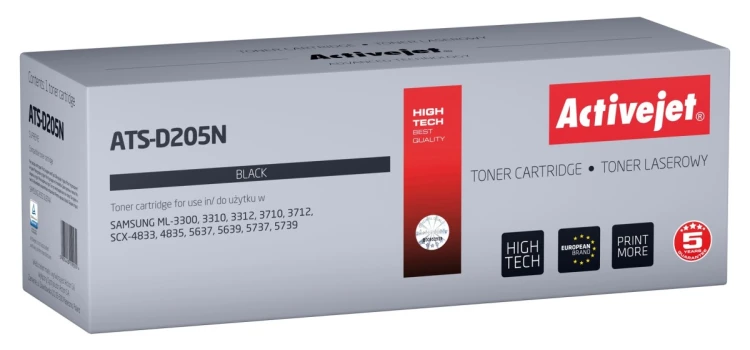 Activejet ATS-D205N Toner (zamiennik Samsung MLT-D205S; Supreme; 2000 stron; czarny)