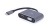GEMBIRD ADAPTER USB TYPU C NA HDMI + VGA NA KABLU SZARY