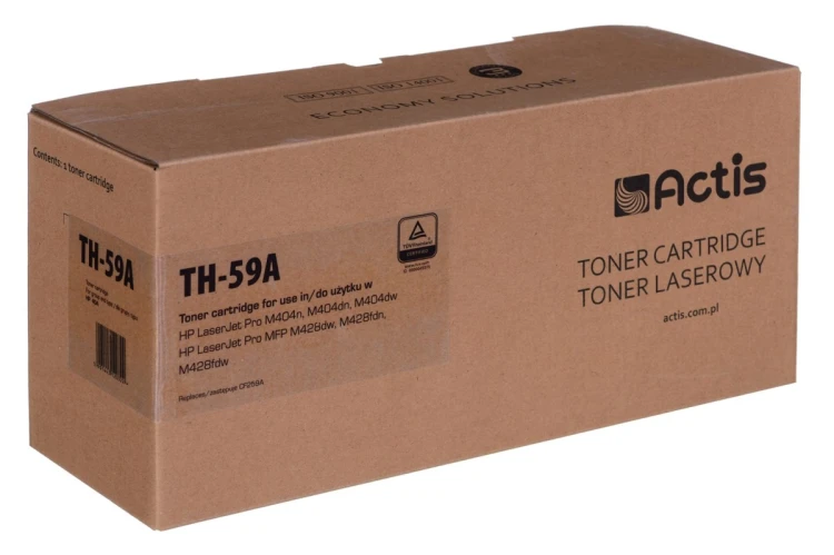 Actis TH-59A Toner (zamiennik HP CF259A; Supreme; 3000 stron; czarny) z chipem monitorującym poziom tonera. Zalecamy wyłączenie aktualizacji oprogramo