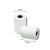 QOLTEC ROLKA TERMICZNA 57X16 | 55G/M2 | 10SZT | BPA FREE