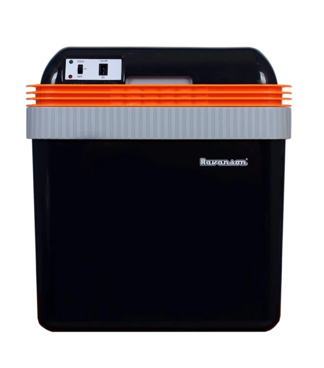 Lodówka turystyczna Ravanson CS-24S ( 398mm x 430mm x 298 mm ; 24 l ; czarny )